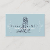 クラシーブティックスタイルペットサロンゴールデンレトリバー 名刺 (正面)