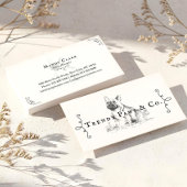 クラシーブティックスタイルペットサロンフランスのブルドッグ 名刺