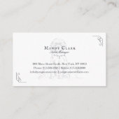 クラシーブティックペットサロンポルトガルウォータードッグ 名刺 (裏面)