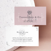 クラシーブティックペットサロンポルトガルウォータードッグ 名刺