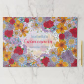 クラシーブヘミアンフローラキンセアニラ紙ランチョンマット ペーパーパッド (インサイチュ)