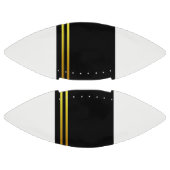 クラシーブラック&金ゴールドオンホワイト2パネルデザイン アメリカンフットボール (パネル)