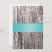 クラシーホワイトフランギパニブルービーチ結婚式 招待状 (裏面)