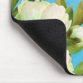 クラシーホワイトペニーフローラブーケ マウスパッド (コーナー)