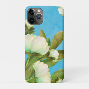 クラシーホワイトペニーフローラブーケ iPhone 11 PROケース