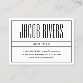 クラシーモダンプロフェッショナルブラック&ホワイト 名刺