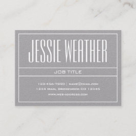 クラシーモダンプロフェッショナルホワイトオンプレミアムグレー 名刺