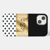 クラシーモノグラムスタイル iPhoneケース (裏面横)