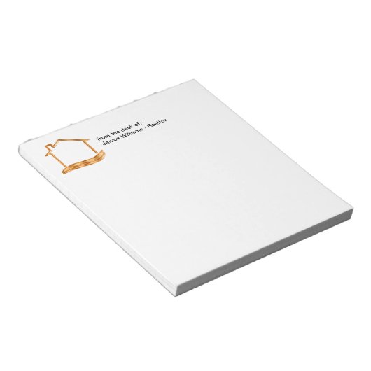 クラシー不動産仲介業者実在エテートテーマ ノートパッド (アングル)