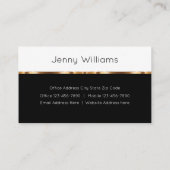 クラシー実在金ゴールドエステートハウステーマ 名刺 (裏面)