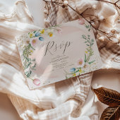 クラシー春ワイルドフラワーメドウ庭園の結婚式 出欠カード