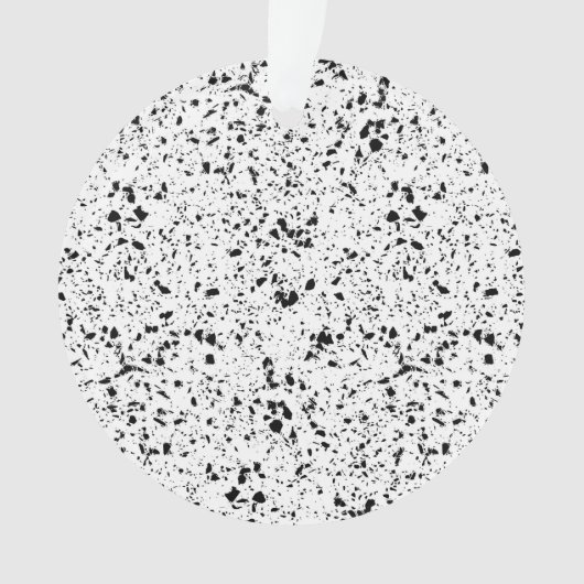 クラシー白黒マーブルテラッツォ オーナメント (正面)