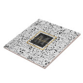 クラシー白黒マーブルテラッツォ タイル (側面)