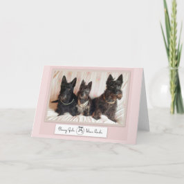 クラシー・ガールズ・衣服・パールズ・ノート・カード カード