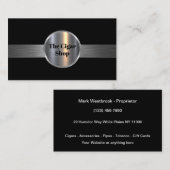 クラシー·シガー·ショップ·トバコニスモダント 名刺 (正面/裏面)