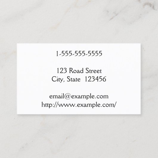 クラシー&バケーエレガントションプランナー名刺 名刺 (裏面)