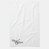 クラシー・ブラック夫妻 キッチンタオル (縦)