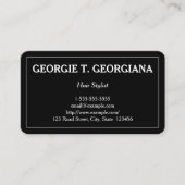 クラシー&ベーシック美容師名刺 名刺 (正面)