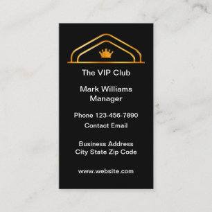 クラシーVIPクラブクラウンバーティカル名刺 名刺