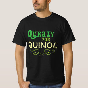 クラジーフォーキノア©フードキノアスおもしろいローガン Tシャツ
