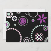 クラジー水玉模様結婚ズ記念日招待状 招待状 (裏面)