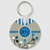 クラスおよび登アート録ナースデザイン キーホルダー (正面)