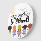 クラスでチクタク最高のス: Wall Clock ラージ壁時計 (傾斜)