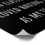 クラスで一番騒がしい人でごめんなさい ポスター (角)