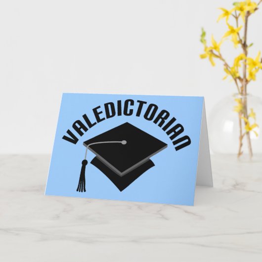 クラスのギフトの卒業の帽子の卒業生総代の頭部 カード (黄色い花)