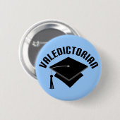 クラスのギフトの卒業の帽子の卒業生総代の頭部 缶バッジ (正面&裏面)