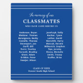 クラスのクラスの懇親会 フォトプラーク (正面)