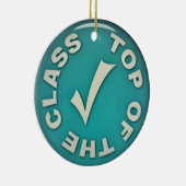 クラスのトップ セラミックオーナメント (右)