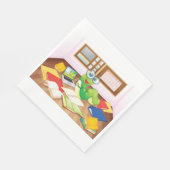 クラスのブックワーム スタンダードランチョンナプキン (角)