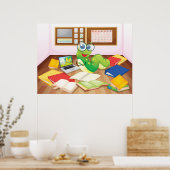 クラスのブックワーム ポスター (キッチン)