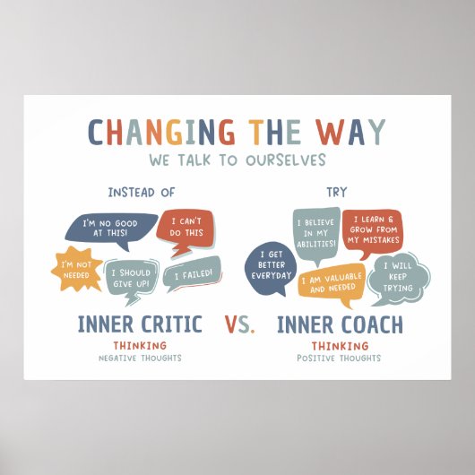 クラスのポスターとの会話の仕方を変える ポスター (正面)