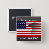 クラスの大統領 缶バッジ (正面&裏面)
