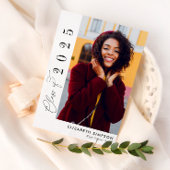 クラスの看護卒業発表 サンキューカード