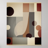 クラスの色とミニマルユニークモダンリストのポスター ポスター (正面)