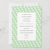 クラスの2023 4枚の写真赤面、ミント卒業 案内状 (裏面)