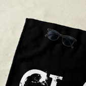 クラスはのカスタマイズ年の卒業を書き入れます ビーチタオル (インサイチュ)