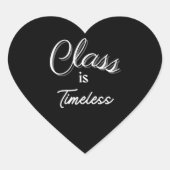 クラスはタイムレスステッカー ハートシール (正面)