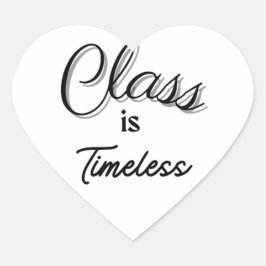 クラスはタイムレスステッカー ハートシール
