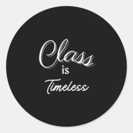 クラスはタイムレスステッカー ラウンドシール