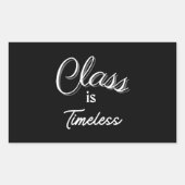 クラスはタイムレスステッカー 長方形シール (正面)