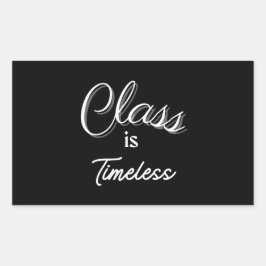 クラスはタイムレスステッカー 長方形シール
