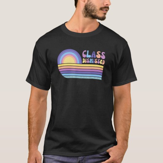 クラスは年末に却下先生 Tシャツ (正面)