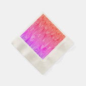 クラスへの応援:スタイリッシュフェスティバル収集 縁ありカクテルナプキン (角)