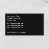 クラスアンドクール建築テーマ 名刺 (裏面)