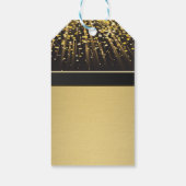 クラスイエレガントリッシュシャムロフェイクック、金ゴールド紙吹雪 ギフトタグ (裏面)