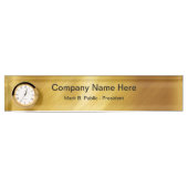 クラスエグゼクティブデスク名プレート デスクネームプレート (正面)